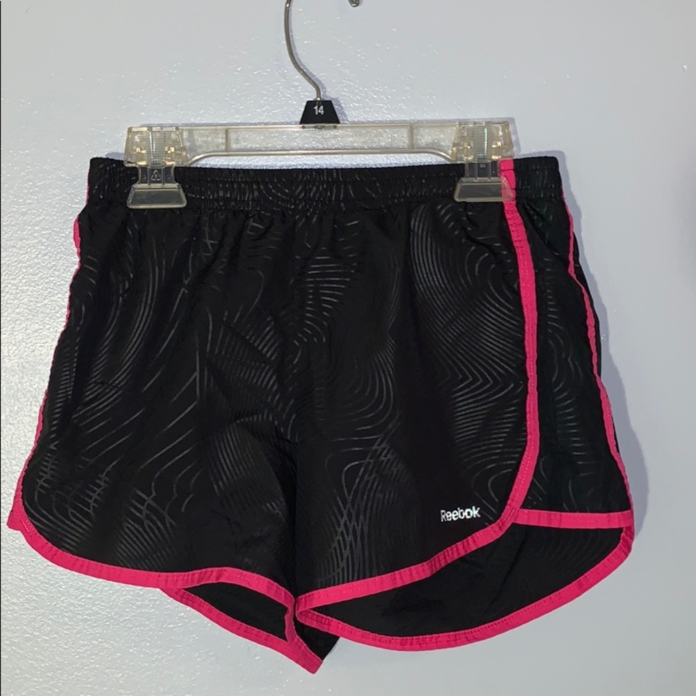 Reebok Pink and White Shorts (Youth Medium)